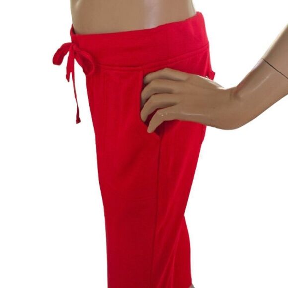 Lou & Grey Petites Signature Soft Red Joggers Lounge Sweatpants Womens Sz M - Picture 8 of 10